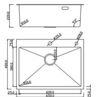 Кухонная мойка Roxen Simple 560220-65 - Изображение №14 — Chaika Market