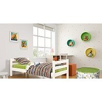 Кровать Мебельград Соня вариант 1 (массив сосны лаванда) - Изображение №3 — Chaika Market