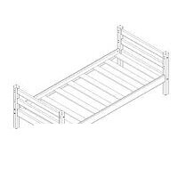 Кровать Мебельград Соня вариант 1 (массив сосны лаванда) - Изображение №2 — Chaika Market