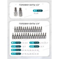 Универсальный набор инструментов ILOforce IF-38841EURO(57830) - Изображение №17 — Chaika Market