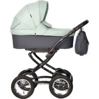 Коляска-люлька Indigo Blues Classic (Bl 01, шалфей) - Изображение №4 — Chaika Market