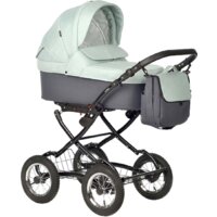 Коляска-люлька Indigo Blues Classic (Bl 01, шалфей) — Chaika Market