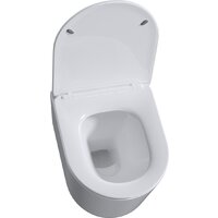 Унитаз подвесной Roxen Simple Compact в комплекте с инсталляцией StounFix Dual Fresh 6 в 1 915792 (кнопка: хром матовый) - Изображение №7 — Chaika Market