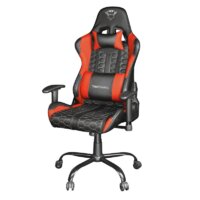 Игровое (геймерское) кресло Trust GXT 708R Resto (черный/красный) - Изображение №3 — Chaika Market
