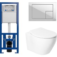 Унитаз подвесной Saniteco KW-99046 в комплекте с инсталляцией + 64077 + S-IN-MZ-LINK_PRO - Изображение №10 — Chaika Market