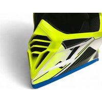 Мотошлем AIM RH855 Fiber Glass Swift RH855S-BYR-XS (XS, желтый/красный) - Изображение №7 — Chaika Market