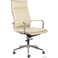 Офисное кресло Brabix Premium Kayman EX-532 (экокожа/хром бежевый) — Chaika Market