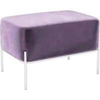 Банкетка Hype Mebel Баг (белый/фиолетовый) - Изображение №1 — Chaika Market