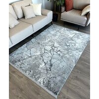 Ковер для жилой комнаты Radjab Carpet Марсель NP 371 Прямоугольник 11608RK (3x5, Grey) - Изображение №7 — Chaika Market