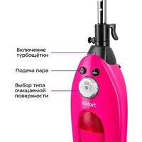 Паровая швабра Kitfort KT-3940 - Изображение №3 — Chaika Market