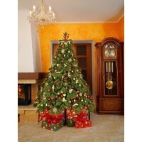 Ель National Tree Company Эверест стройная заснеженная ЭВ/ЗСН-230 (230 см) - Изображение №8 — Chaika Market