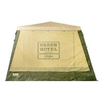 Тент-шатер Camping World Green Hotel Volga 138199 (зеленый/бежевый) - Изображение №3 — Chaika Market