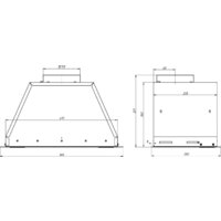 Кухонная вытяжка Elikor Врезной блок Box 50П-1000-Э4Д 290032 (черный) - Изображение №10 — Chaika Market