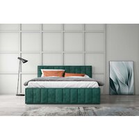 Кровать ДСВ Лана 1.8 с подъемным механизмом (зеленый софт) - Изображение №3 — Chaika Market