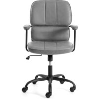 Офисное кресло TetChair Alpha (иск. замша, серый) - Изображение №2 — Chaika Market