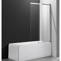 Стеклянная шторка для ванны Cezares SLIDER-VF-11-90/150-C-Cr — Chaika Market