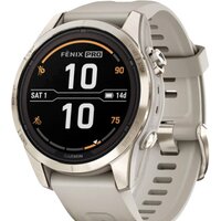 Умные часы Garmin Fenix 7S Pro Sapphire Solar (мягкое золото/песок) — Chaika Market