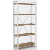 Стеллаж Hype Mebel Стандарт-2 50x200 (белый/дуб галифакс олово) — Chaika Market