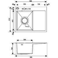 Кухонная мойка РМС MRK-5851L (с дозатором) - Изображение №5 — Chaika Market