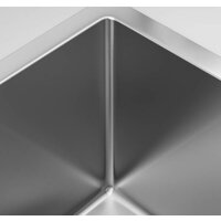Кухонная мойка Roxen Simple 560220-60B PVD графит (с коландером и дозатором) - Изображение №11 — Chaika Market