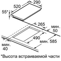 Варочная панель MAUNFELD CVI302EXBK - Изображение №8 — Chaika Market