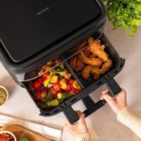 Аэрогриль (аэрофритюрница) Cecotec Cecofry Dual 9000 - Изображение №9 — Chaika Market