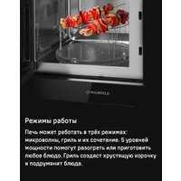 Микроволновая печь MAUNFELD MBMO820MGB203 - Изображение №11 — Chaika Market