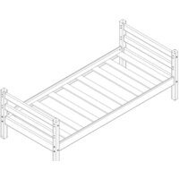 Кровать Мебельград Соня вариант 1 (массив сосны прозрачный лак) - Изображение №2 — Chaika Market