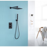 Душевая система  Abber Weiss Insel AF8051B (черный матовый) - Изображение №2 — Chaika Market