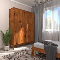 Шкаф распашной ФанДОК Доната 1 Ф-137.1-01 (светлый орех) - Изображение №7 — Chaika Market