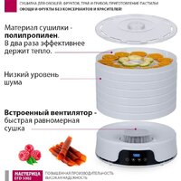 Сушилка для овощей и фруктов Мастерица EFD-5002 - Изображение №3 — Chaika Market