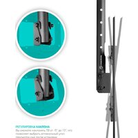 Кронштейн для телевизора Onkron N1L (черный) - Изображение №2 — Chaika Market