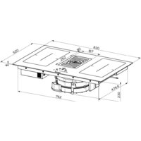 Варочная панель Faber Galileo Smart BK Glass A830 340.0577.694 - Изображение №3 — Chaika Market