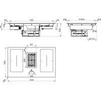 Варочная панель Faber Galileo Smart BK Glass A830 340.0577.694 - Изображение №2 — Chaika Market