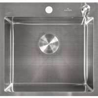 Кухонная мойка Roxen Snake 560220-45-S сатин/текстурная поверхность (с ролл-матом и дозатором) - Изображение №10 — Chaika Market