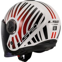 Мотошлем LS2 OF620 Classy Cool (L, белый/красный) - Изображение №3 — Chaika Market