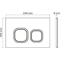 Инсталляция для унитаза Roxen StounFix Dual Fresh 826157 - Изображение №13 — Chaika Market