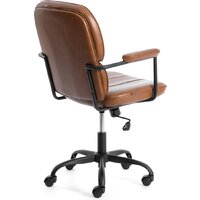 Офисное кресло TetChair Alpha (иск. кожа, коричневый) - Изображение №4 — Chaika Market