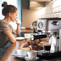 Рожковая кофеварка Ariete Espresso Slim Moderna 1381/10 - Изображение №2 — Chaika Market