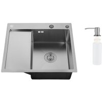 Кухонная мойка РМС MRK-5851BL-R (с дозатором) — Chaika Market