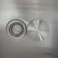 Кухонная мойка Roxen Simple 560220-60 сатин (с коландером и дозатором) - Изображение №12 — Chaika Market