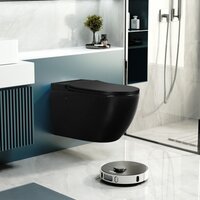 Унитаз подвесной Abber Bequem AC1108PMB-AC0101P (с импульсным смывом) - Изображение №5 — Chaika Market