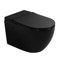 Унитаз подвесной Abber Bequem AC1108PMB-AC0101P (с импульсным смывом) - Изображение №4 — Chaika Market