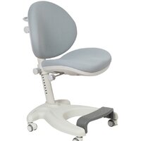 Детское ортопедическое кресло Fun Desk Cielo с подставкой для ног (серый) — Chaika Market