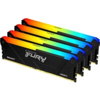 Оперативная память Kingston FURY Beast RGB 4x16ГБ DDR4 3600 МГц KF436C18BB2AK4/64 — Chaika Market