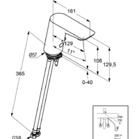 Смеситель Kludi Balance 5220091 (белый/хром) - Изображение №2 — Chaika Market