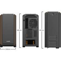 Корпус be quiet! Silent Base 601 BGW25 (черный/оранжевый) - Изображение №2 — Chaika Market