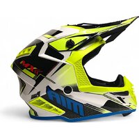 Мотошлем AIM RH855 Fiber Glass Swift RH855S-BYR-S (S, желтый/красный) - Изображение №5 — Chaika Market