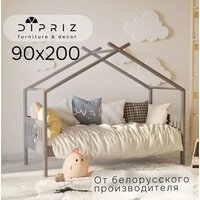 Кровать-тахта Диприз Juletta 90x200 Д.80039.2 (серый) - Изображение №17 — Chaika Market