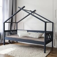 Кровать-тахта Диприз Juletta 90x200 Д.80039.2 (серый) - Изображение №2 — Chaika Market